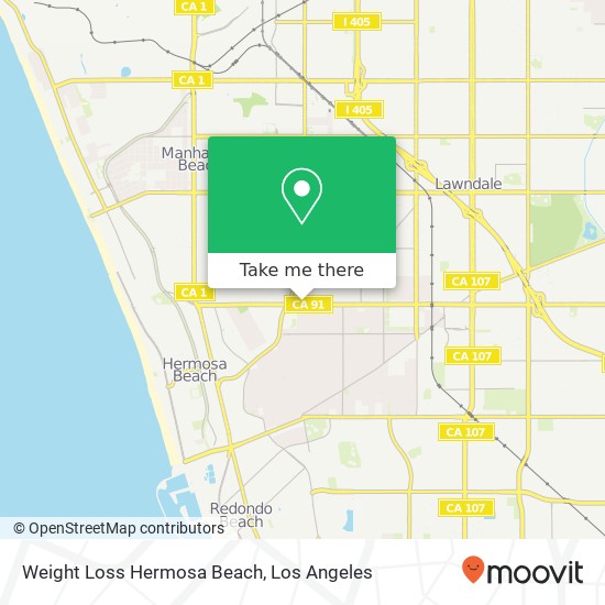 Weight Loss Hermosa Beach map