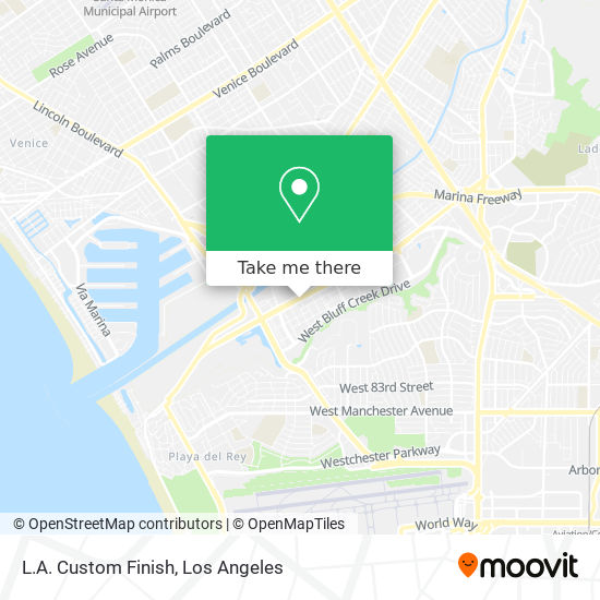 L.A. Custom Finish map