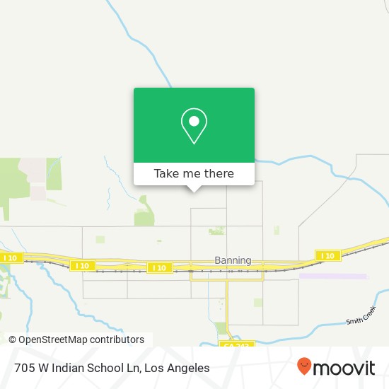 Mapa de 705 W Indian School Ln