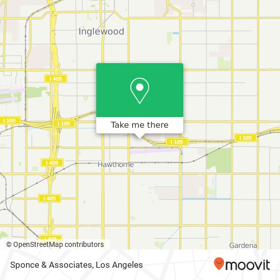 Sponce & Associates map