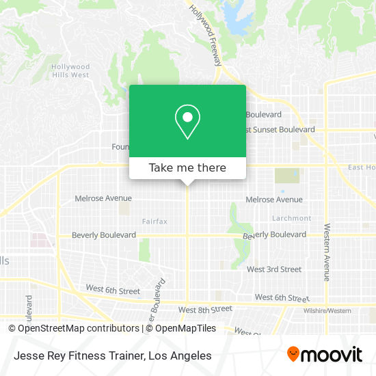 Mapa de Jesse Rey Fitness Trainer