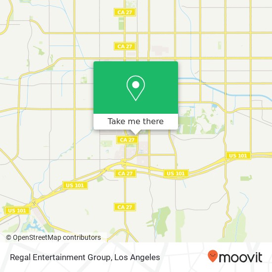 Regal Entertainment Group map
