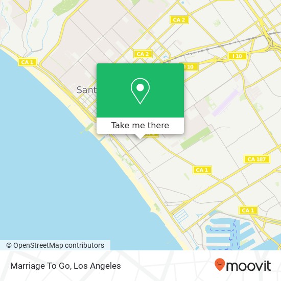 Marriage To Go map