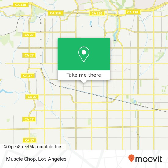 Mapa de Muscle Shop