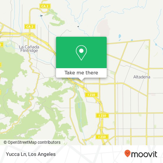 Mapa de Yucca Ln