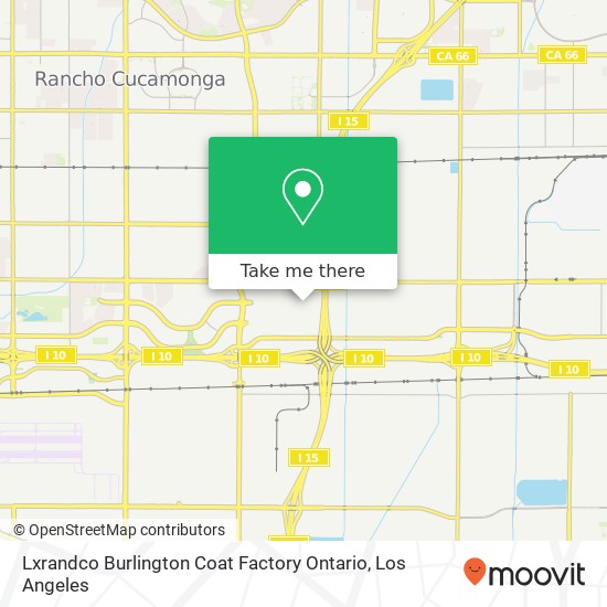 Lxrandco Burlington Coat Factory Ontario map