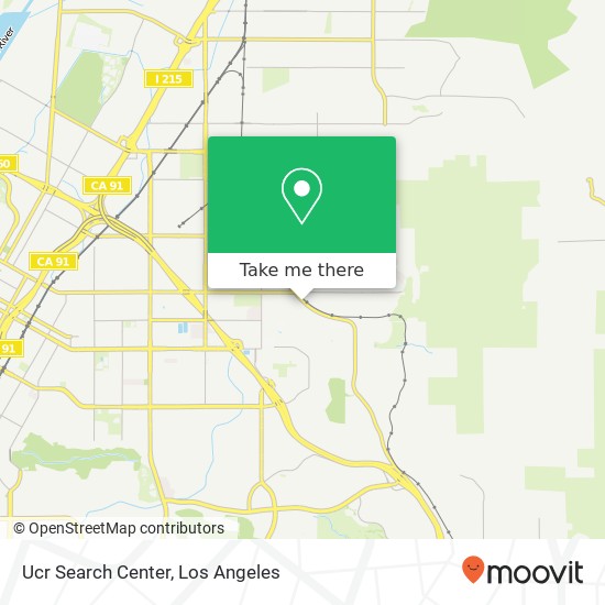 Ucr Search Center map