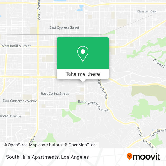 South Hills Apartments map