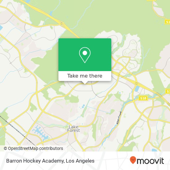 Mapa de Barron Hockey Academy