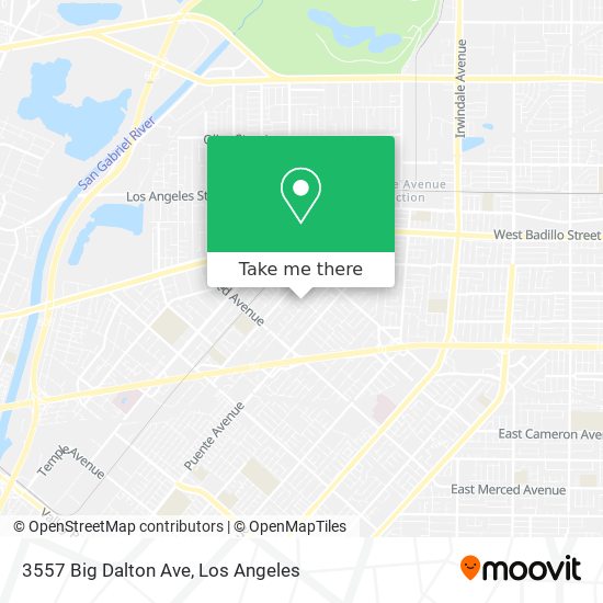 Mapa de 3557 Big Dalton Ave