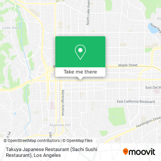 Mapa de Takuya Japanese Restaurant (Sachi Sushi Restaurant)