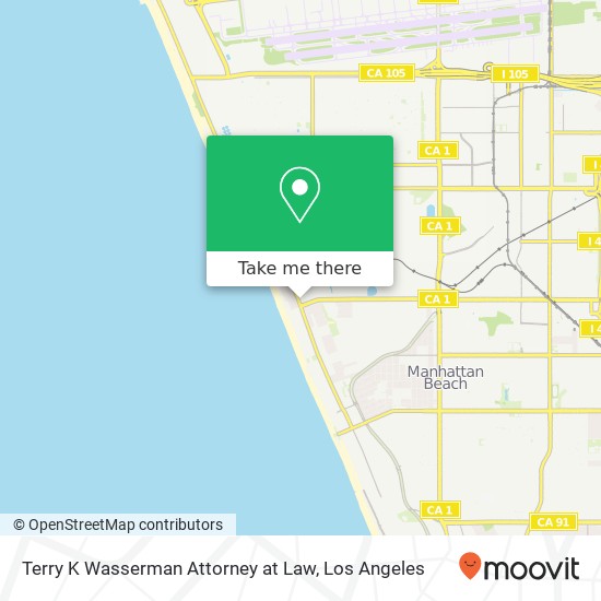 Terry K Wasserman Attorney at Law map