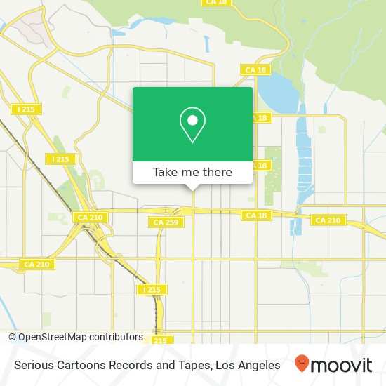 Serious Cartoons Records and Tapes map