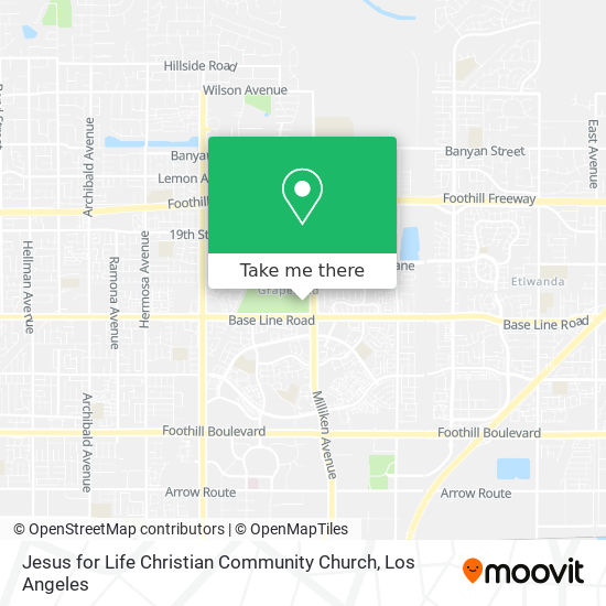 Jesus for Life Christian Community Church map
