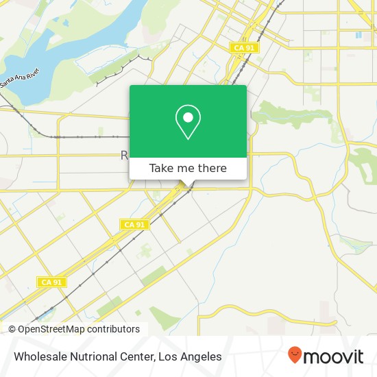 Wholesale Nutrional Center map