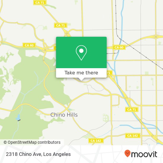 Mapa de 2318 Chino Ave