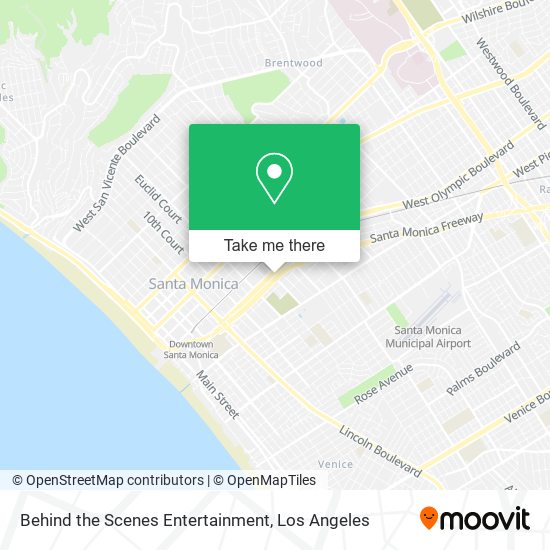 Mapa de Behind the Scenes Entertainment