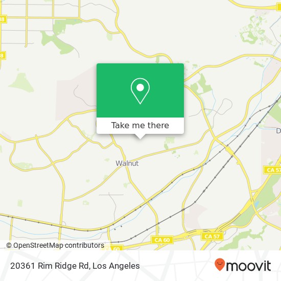 Mapa de 20361 Rim Ridge Rd