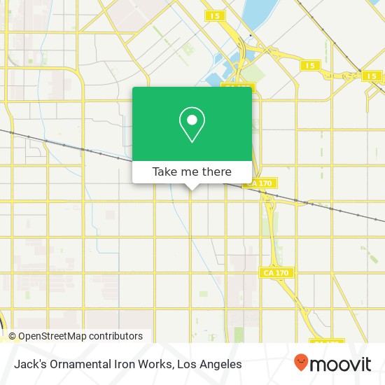 Mapa de Jack's Ornamental Iron Works