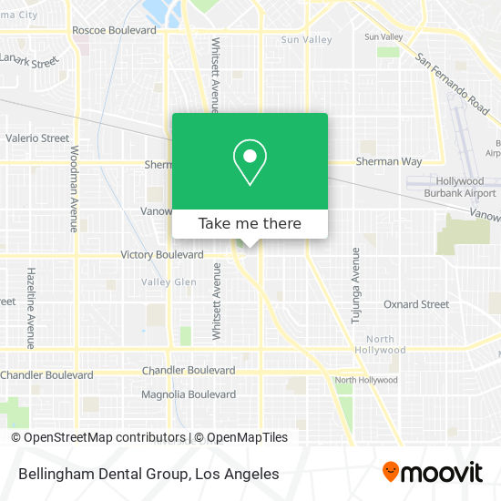 Mapa de Bellingham Dental Group