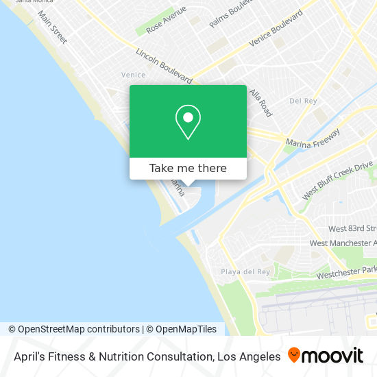 April's Fitness & Nutrition Consultation map