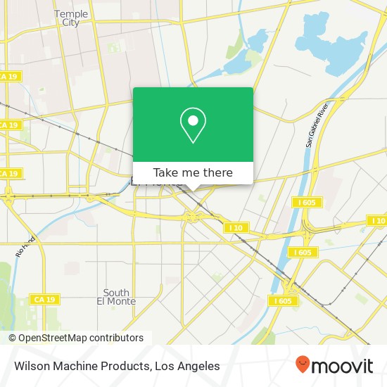 Wilson Machine Products map