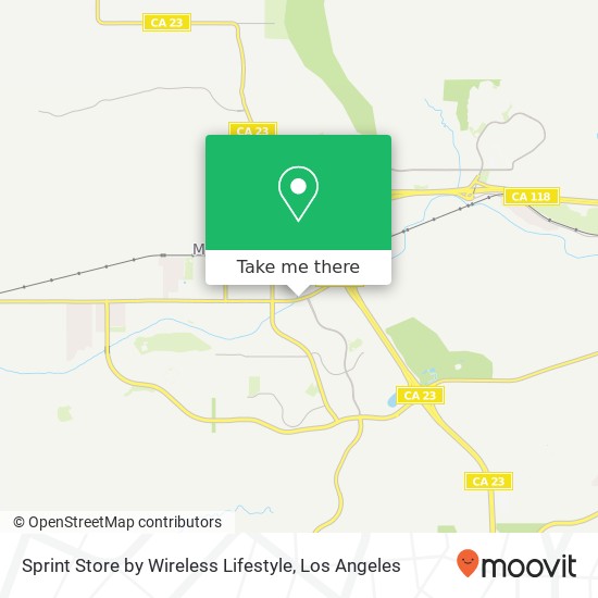 Sprint Store by Wireless Lifestyle map