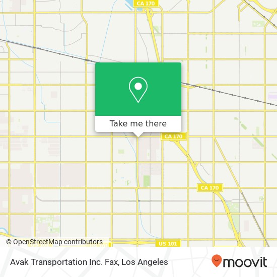 Avak Transportation Inc. Fax map