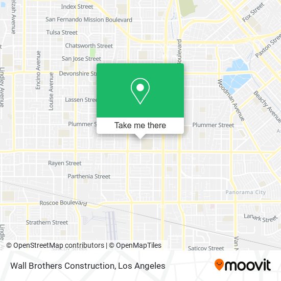 Mapa de Wall Brothers Construction