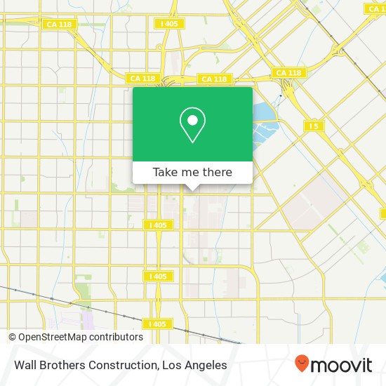 Wall Brothers Construction map