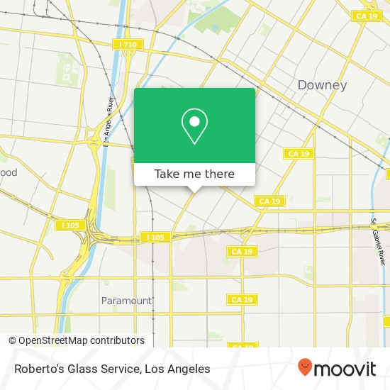 Roberto's Glass Service map