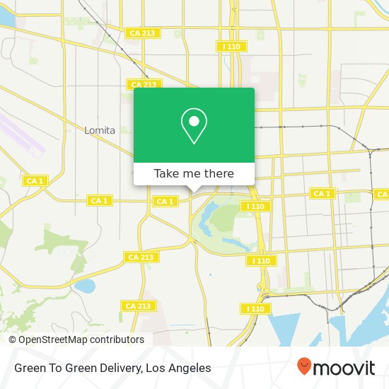 Green To Green Delivery map