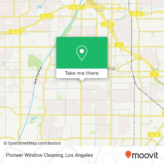 Mapa de Pioneer Window Cleaning