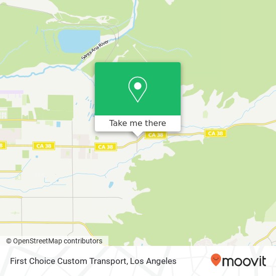 First Choice Custom Transport map