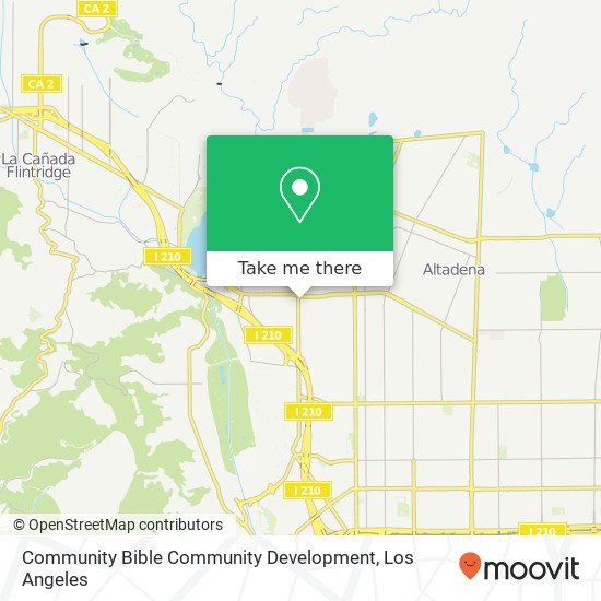 Mapa de Community Bible Community Development