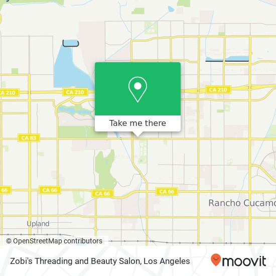 Mapa de Zobi's Threading and Beauty Salon