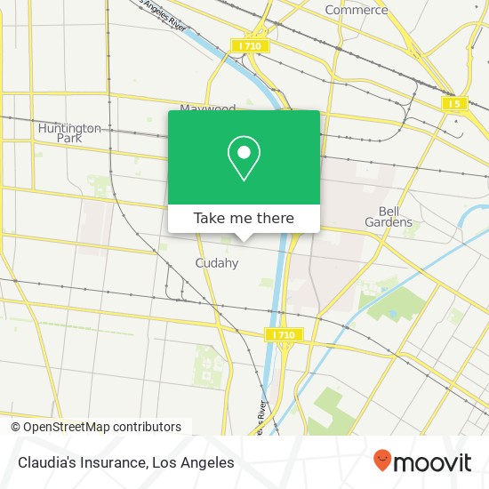 Claudia's Insurance map