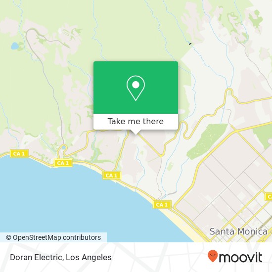 Doran Electric map