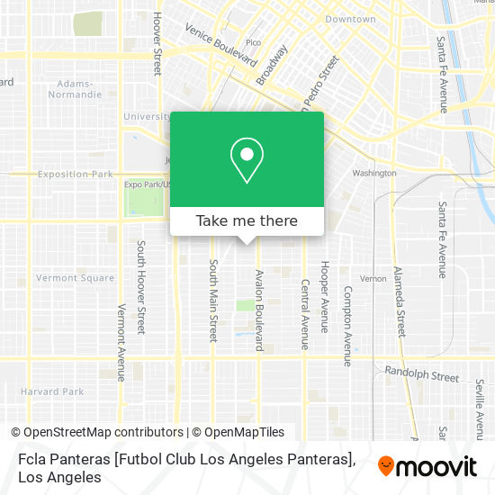 Mapa de Fcla Panteras [Futbol Club Los Angeles Panteras]