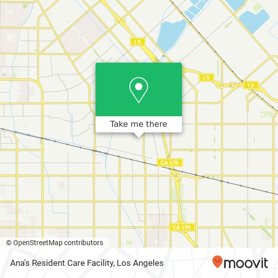 Ana's Resident Care Facility map