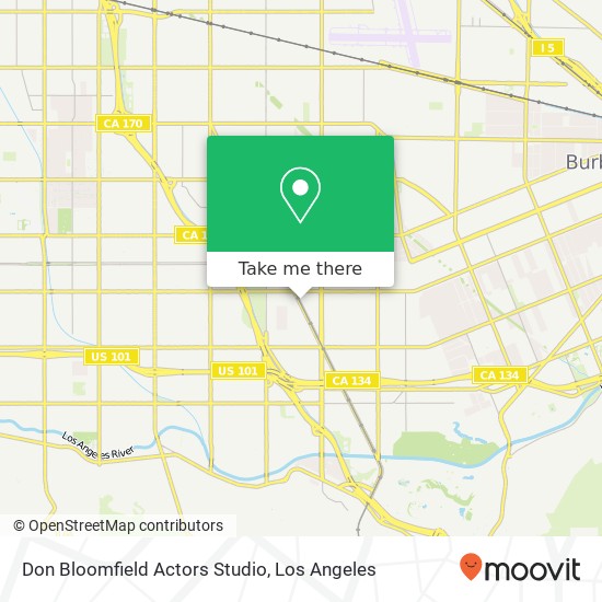 Don Bloomfield Actors Studio map