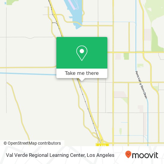 Mapa de Val Verde Regional Learning Center