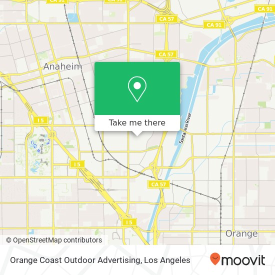 Orange Coast Outdoor Advertising map