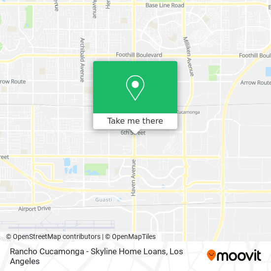 Mapa de Rancho Cucamonga - Skyline Home Loans