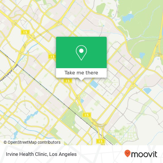 Mapa de Irvine Health Clinic