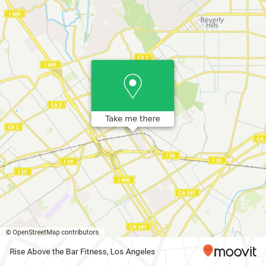 Mapa de Rise Above the Bar Fitness