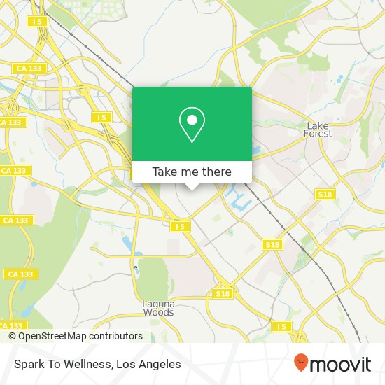 Spark To Wellness map