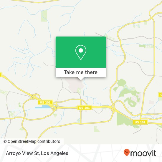 Arroyo View St map