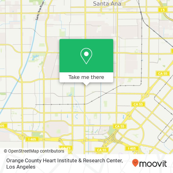 Orange County Heart Institute & Research Center map