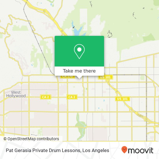 Pat Gerasia Private Drum Lessons map